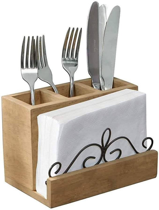 CUTLERY AND TISSUE PAPER HOLDER